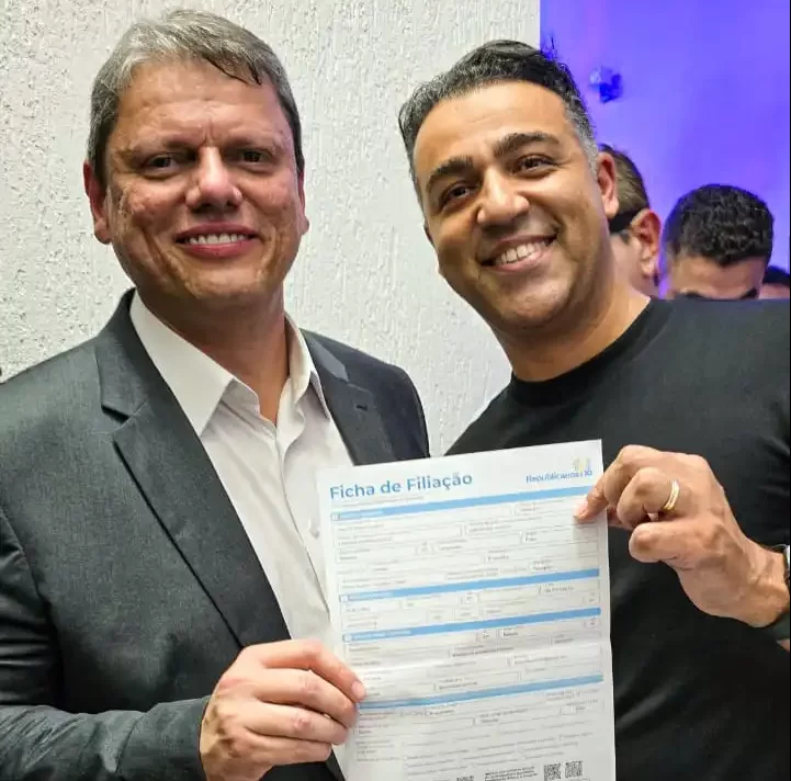 Governador de São Paulo recebe Jonatas Randal no Republicanos