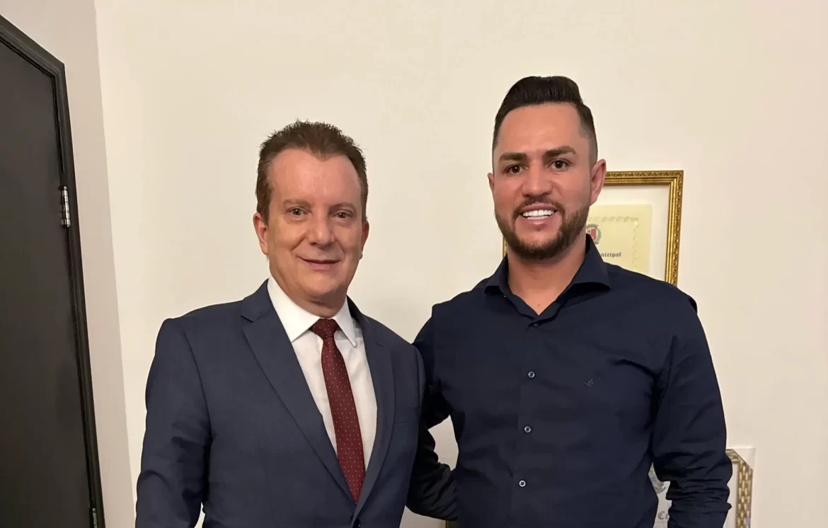 Rafael Dantas se reúne com Celso Russomano para buscar apoio a projetos em Cotia
