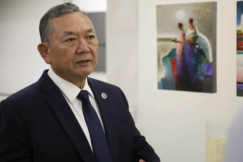 Prefeito Dr. Sato prestigia abertura de exposição sobre os 100 anos da Oomoto no Brasil na Alesp