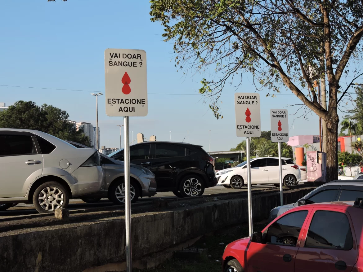 Barueri oferece vagas de estacionamento gratuitas para doadores de sangue
