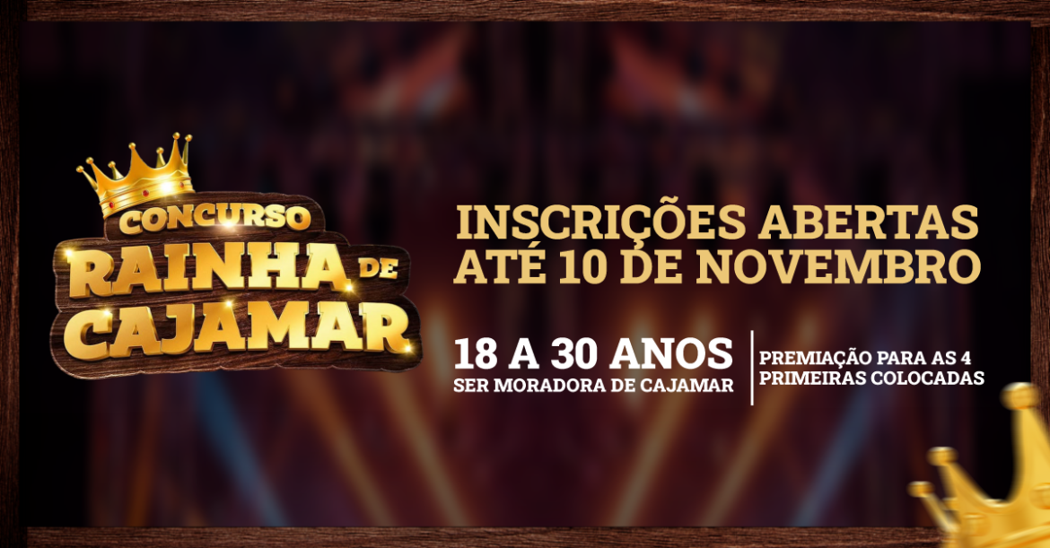 Cajamar abre inscrições para o concurso Rainha 2026; veja como participar