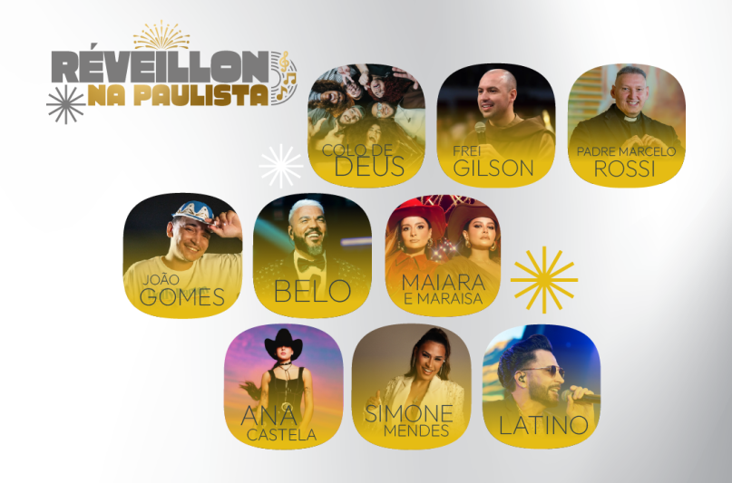 Réveillon 2026 na Avenida Paulista terá 14 horas de shows e fogos silenciosos; confira a programação