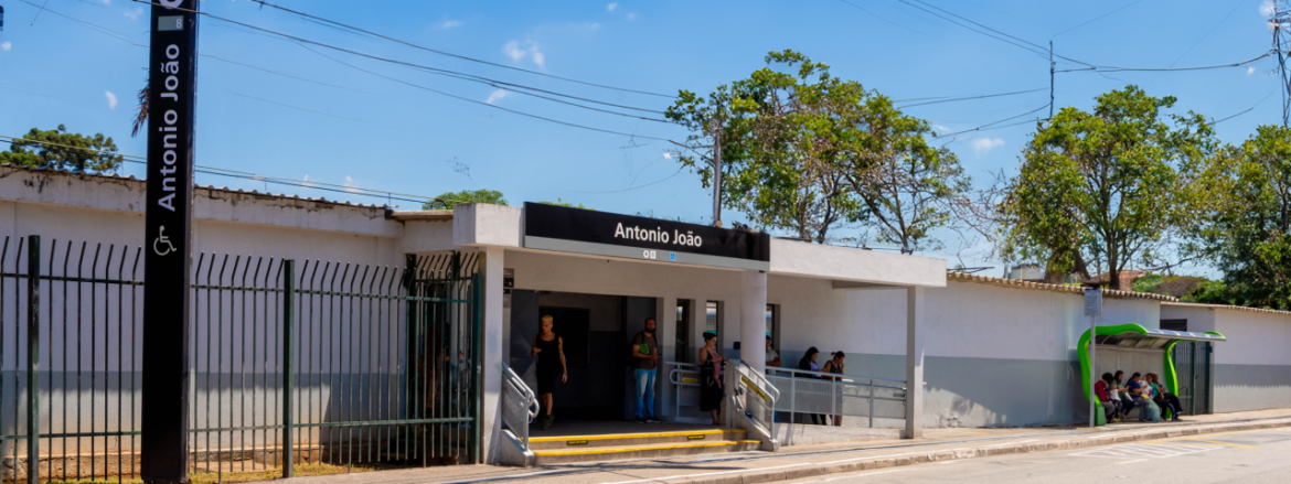 Modernização da estação Antônio João deve custar R$ 45 milhões e prevê instalação de escadas rolantes