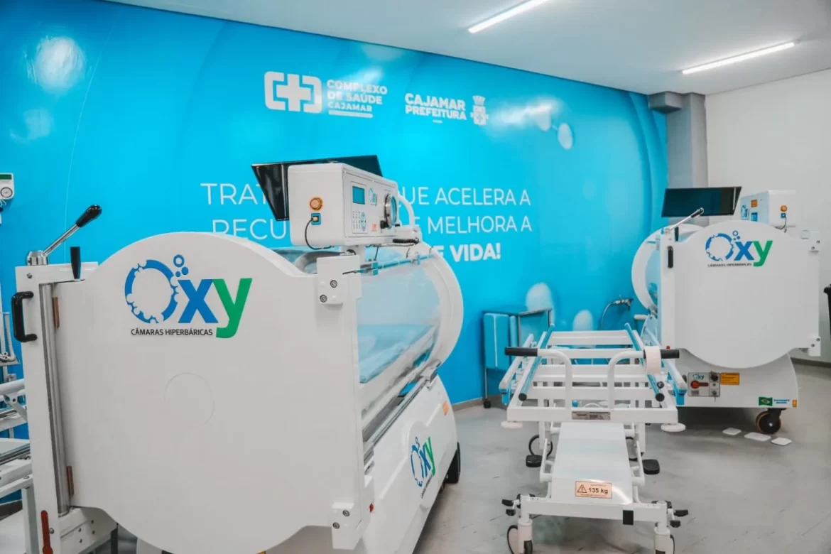 Complexo de Saúde de Cajamar inicia atendimentos com câmaras hiperbáricas