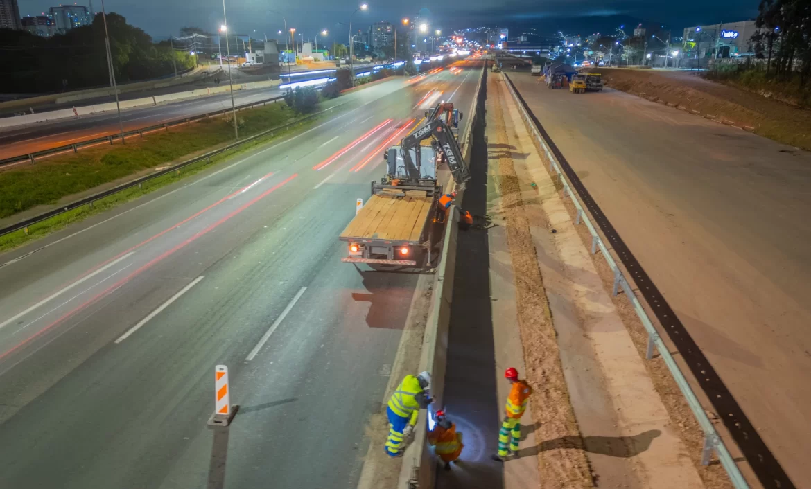Ecovias anuncia obras noturnas e reforço na sinalização na Raposo e Castello; veja os trechos