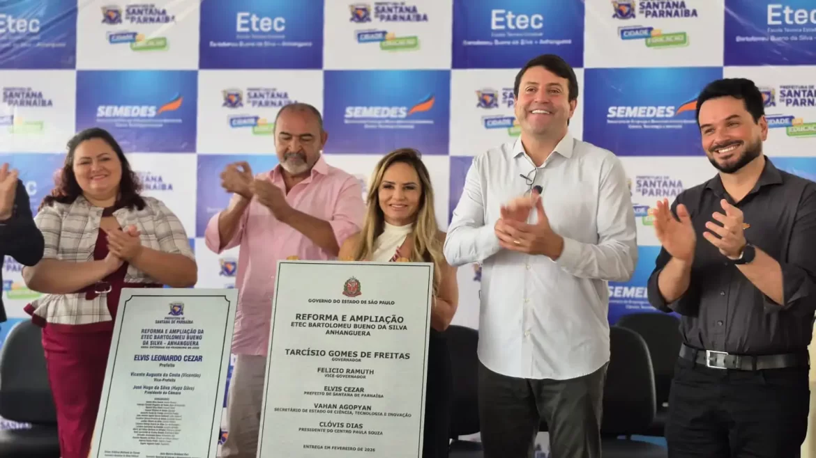 Santana de Parnaíba se consolida como referência em educação e amplia vagas na Etec