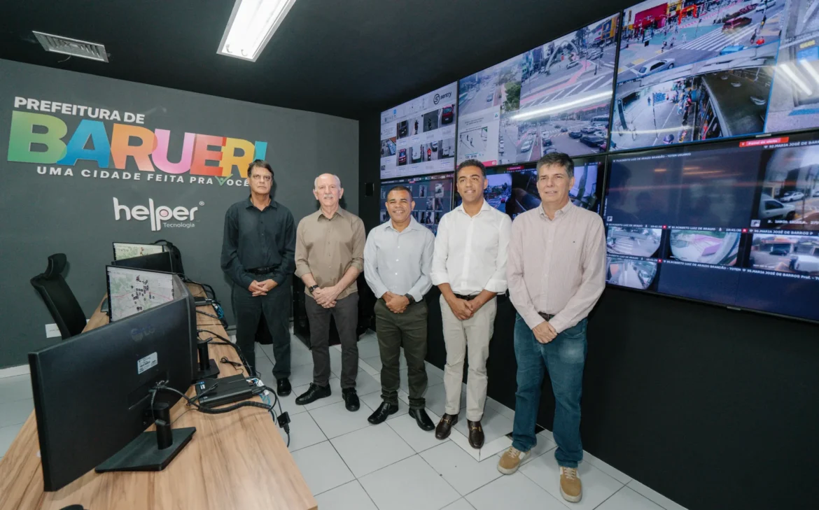 Beto Piteri lança Smart Barueri com reconhecimento facial e monitoramento em tempo real