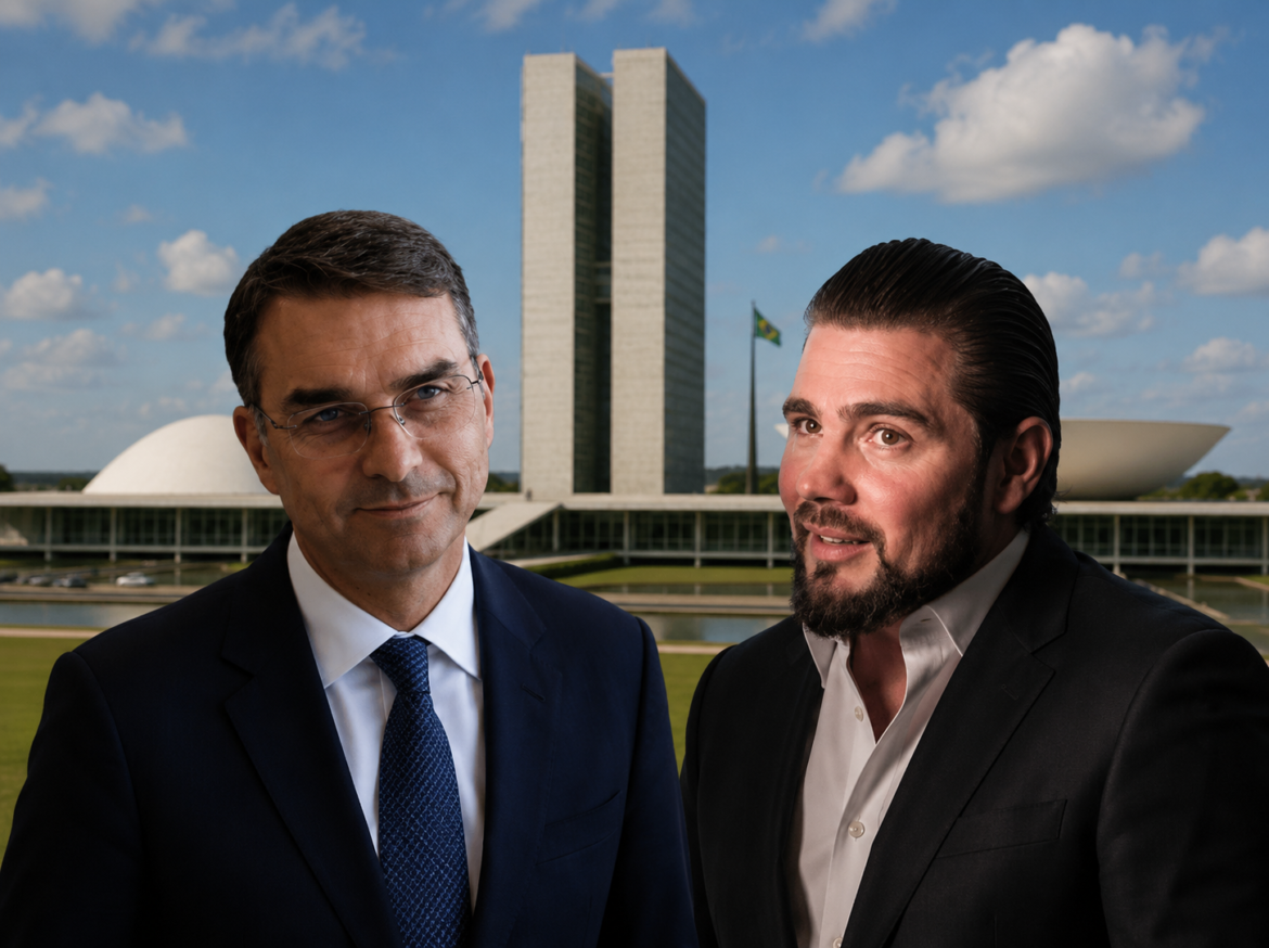 Flávio Bolsonaro negociou R$ 134 milhoes com Daniel Vorcaro para filme sobre Bolsonaro
