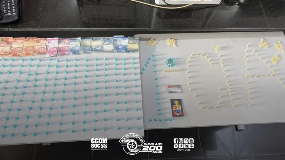 Homem é preso com 346 porções de cocaína em Barueri