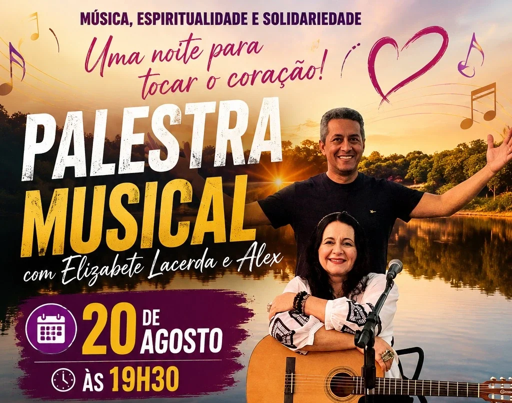 Música, espiritualidade e solidariedade se encontram em palestra musical na SEETO