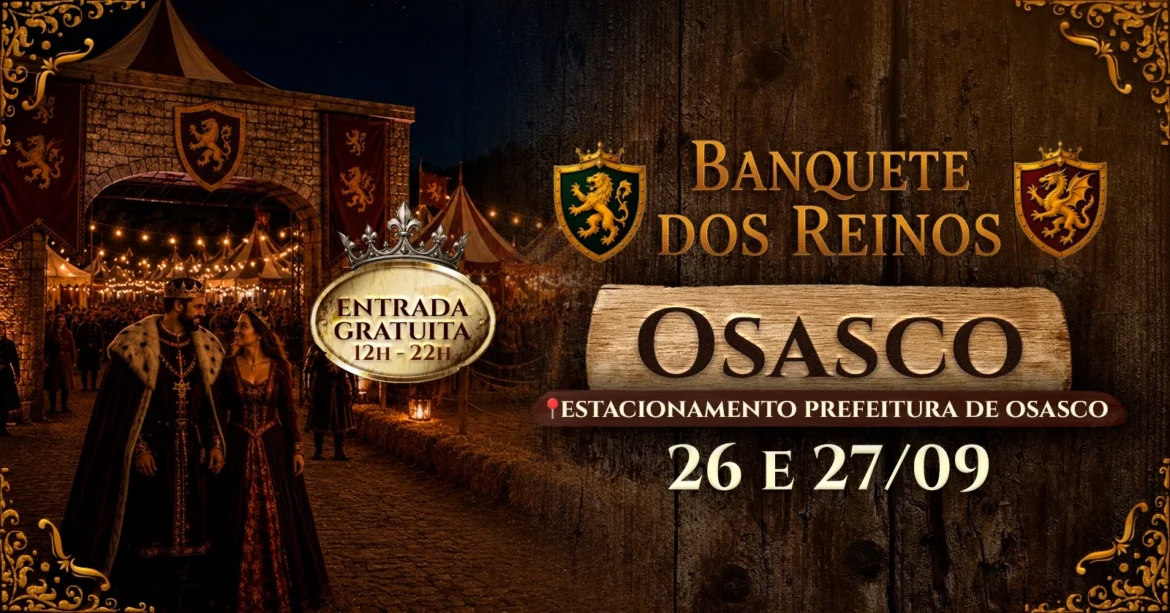 Osasco recebe Festival Medieval gratuito neste fim de semana