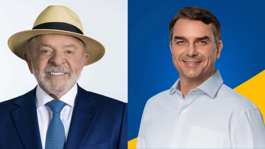 Quaest: Flávio tem 42% e Lula, 41% no 2º turno